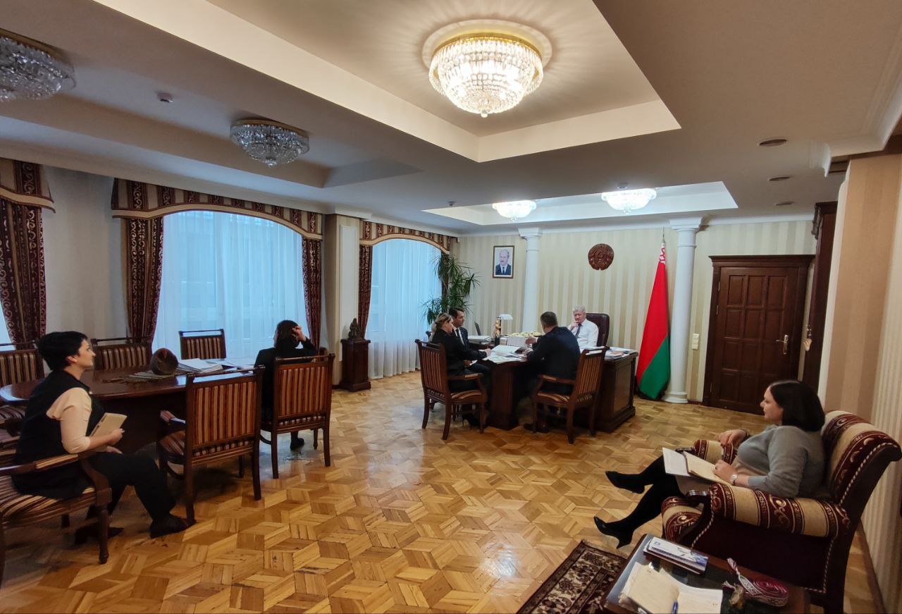 Сегодня Министр культуры провел встречи с руководителями белорусских ...
